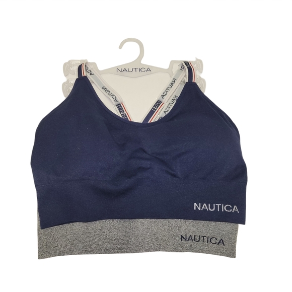 Nautica Intimates & Sleepwear Nautica Logo Bra 2pack Plus Size